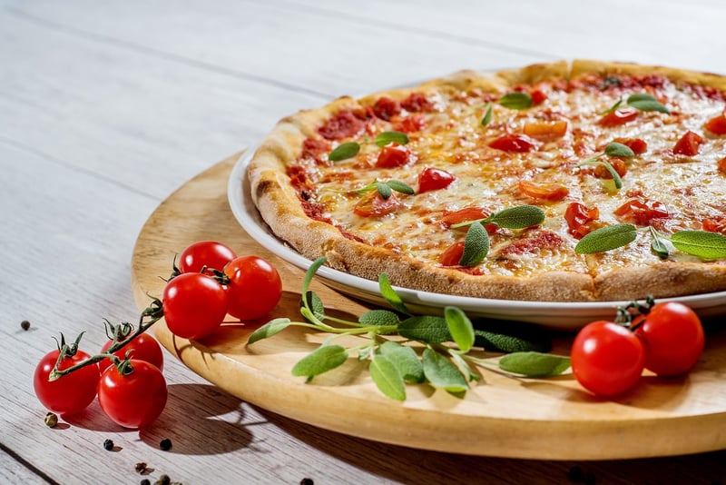 Taco Pizza Close Up